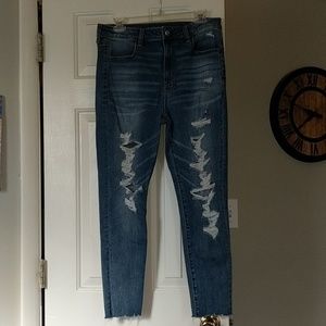 AE super hi-rise jeggings